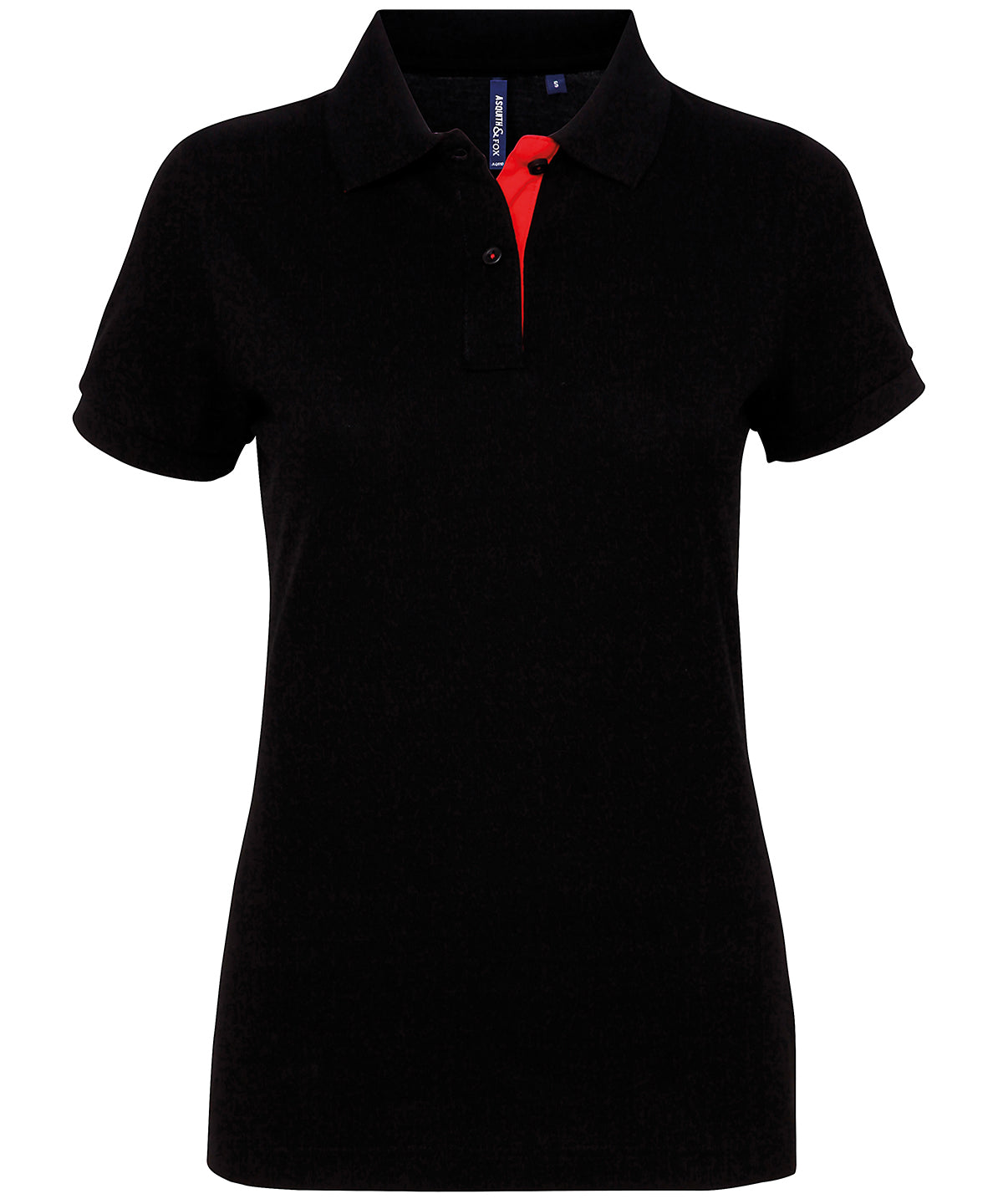 Polo contrasté femme