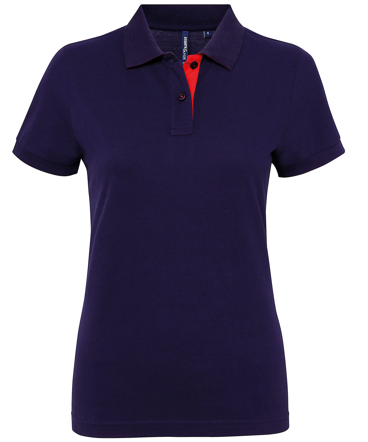 Polo contrasté femme