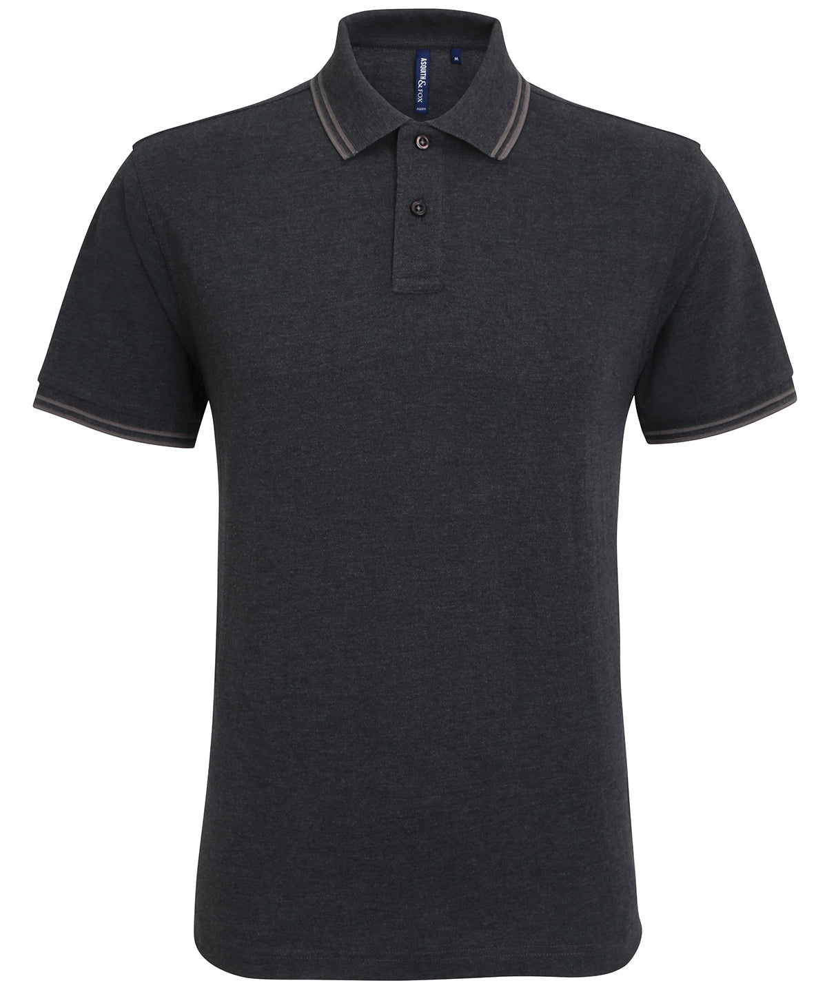 Polo passepoilé coupe classique homme - col contrasté