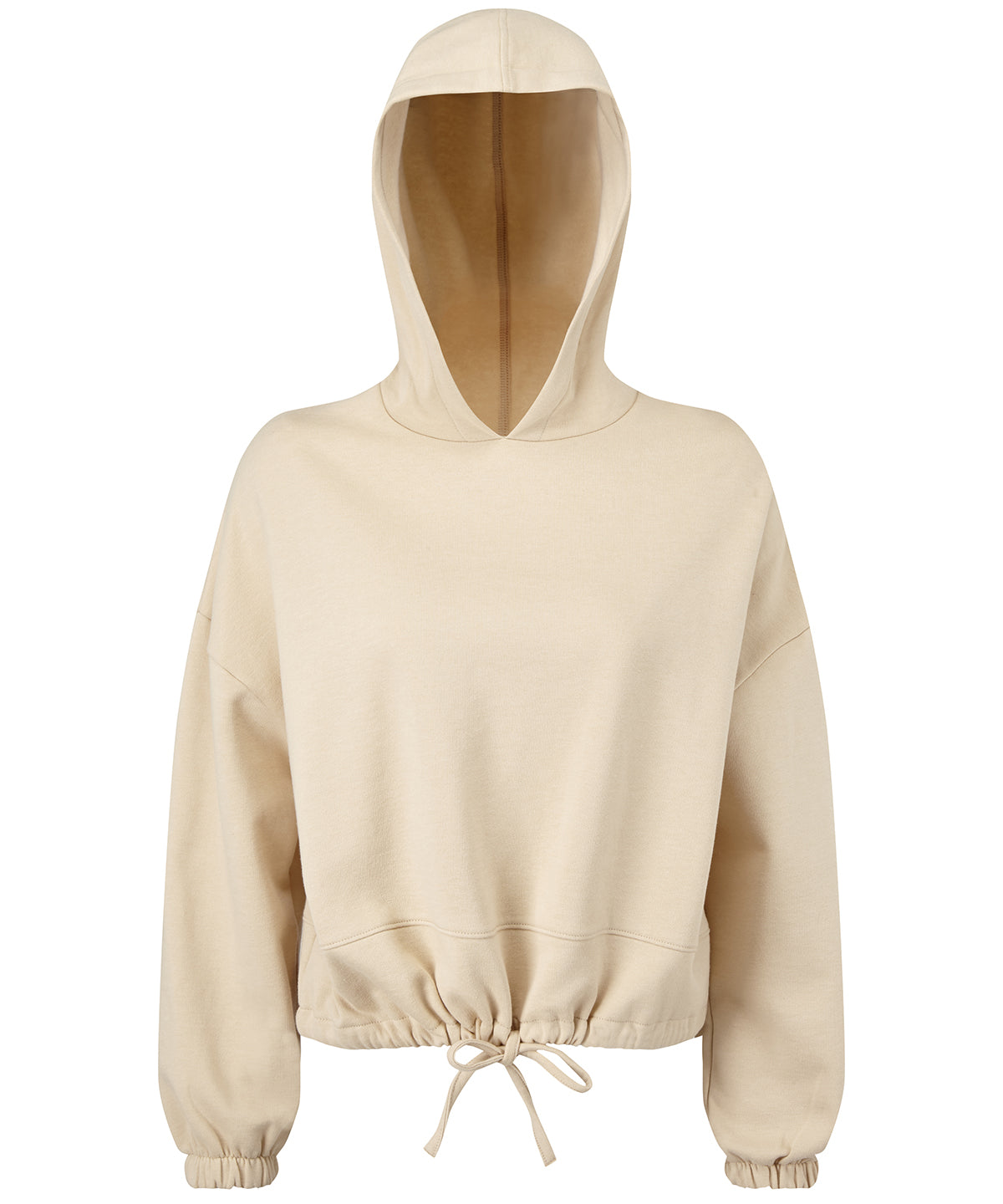 TriDri® Sweat à capuche oversize court femme