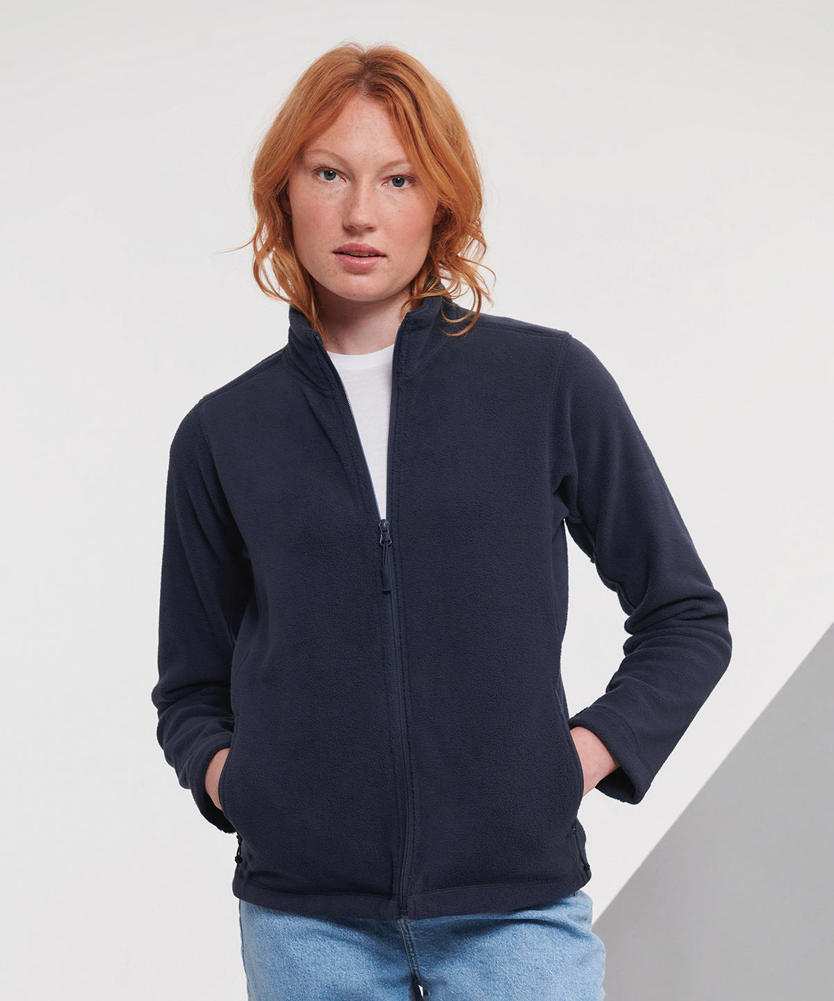 Polaire d'exterieure à zip intégral Femme