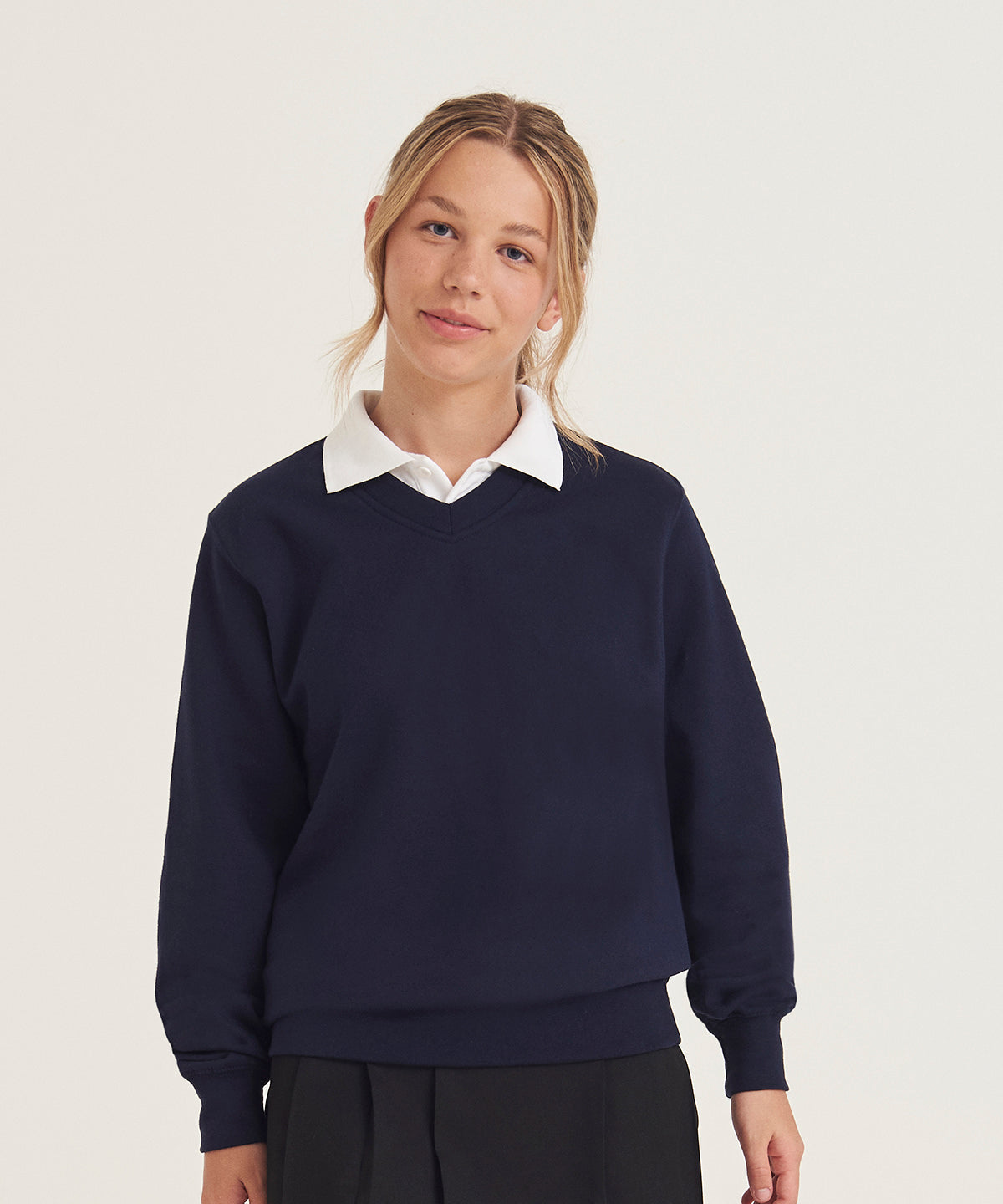 Sweat-shirt col V Senior Academy
