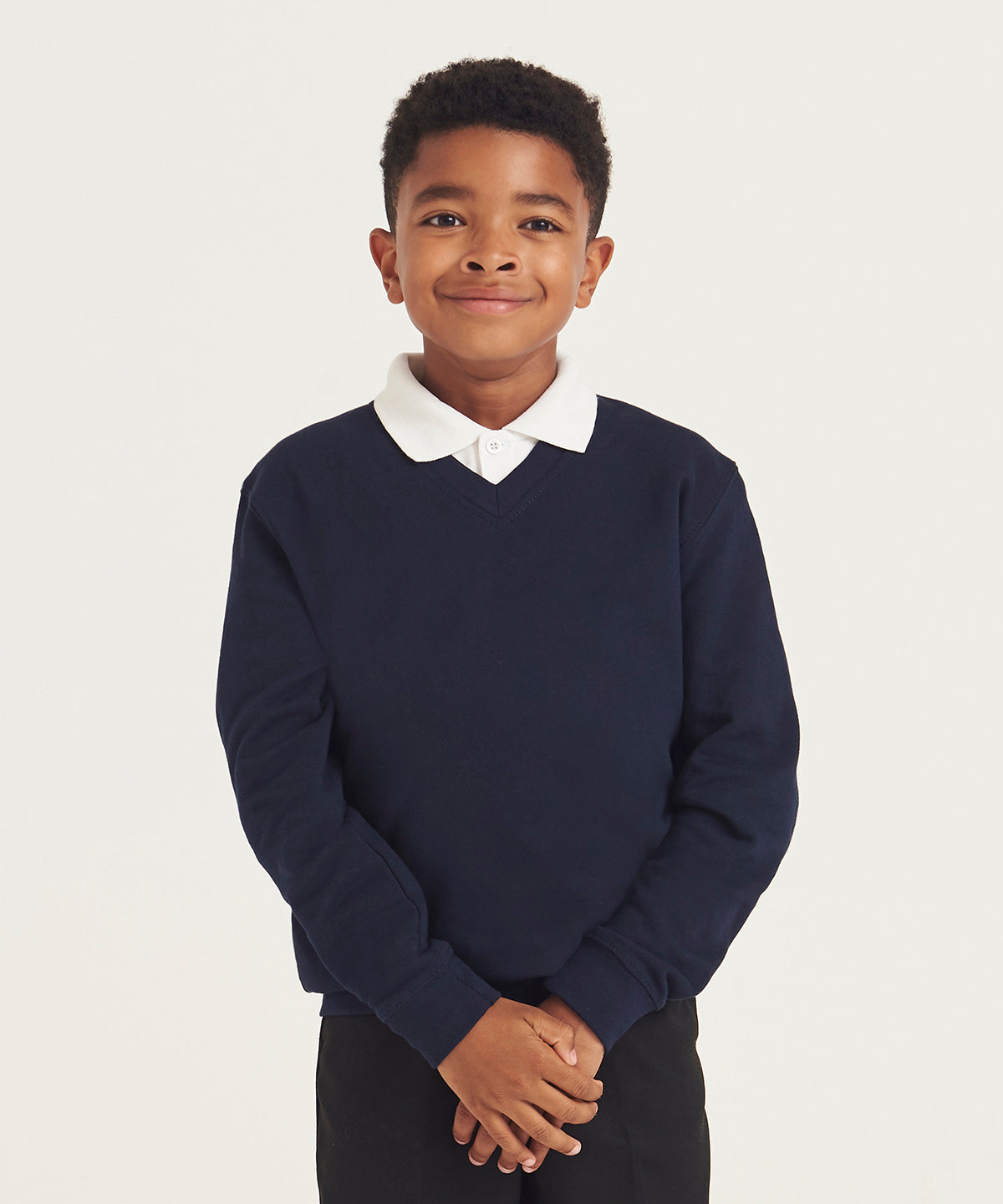 Sweat-shirt à col en V pour enfants Academy
