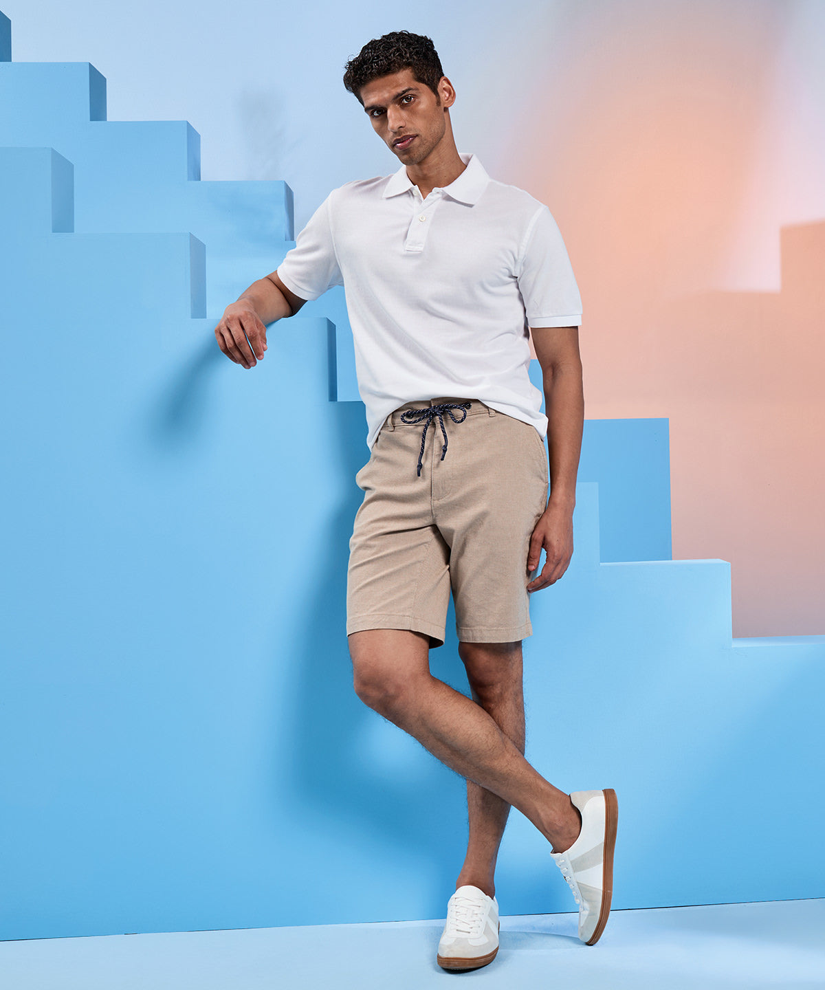 Short chino décontracté homme