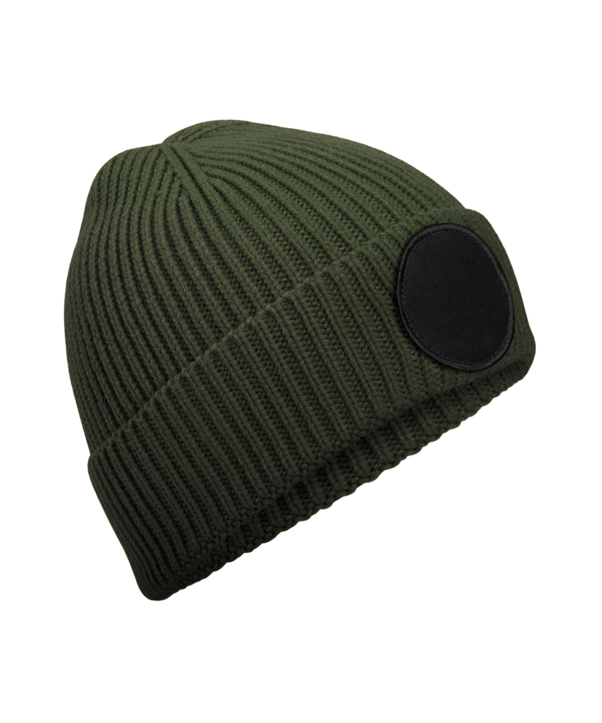 Bonnet à patch circulaire