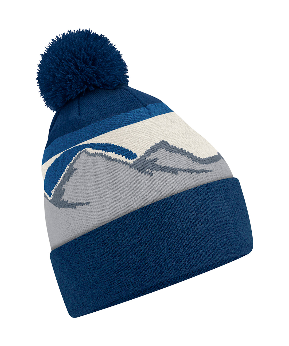 Bonnet de montagne à pompon