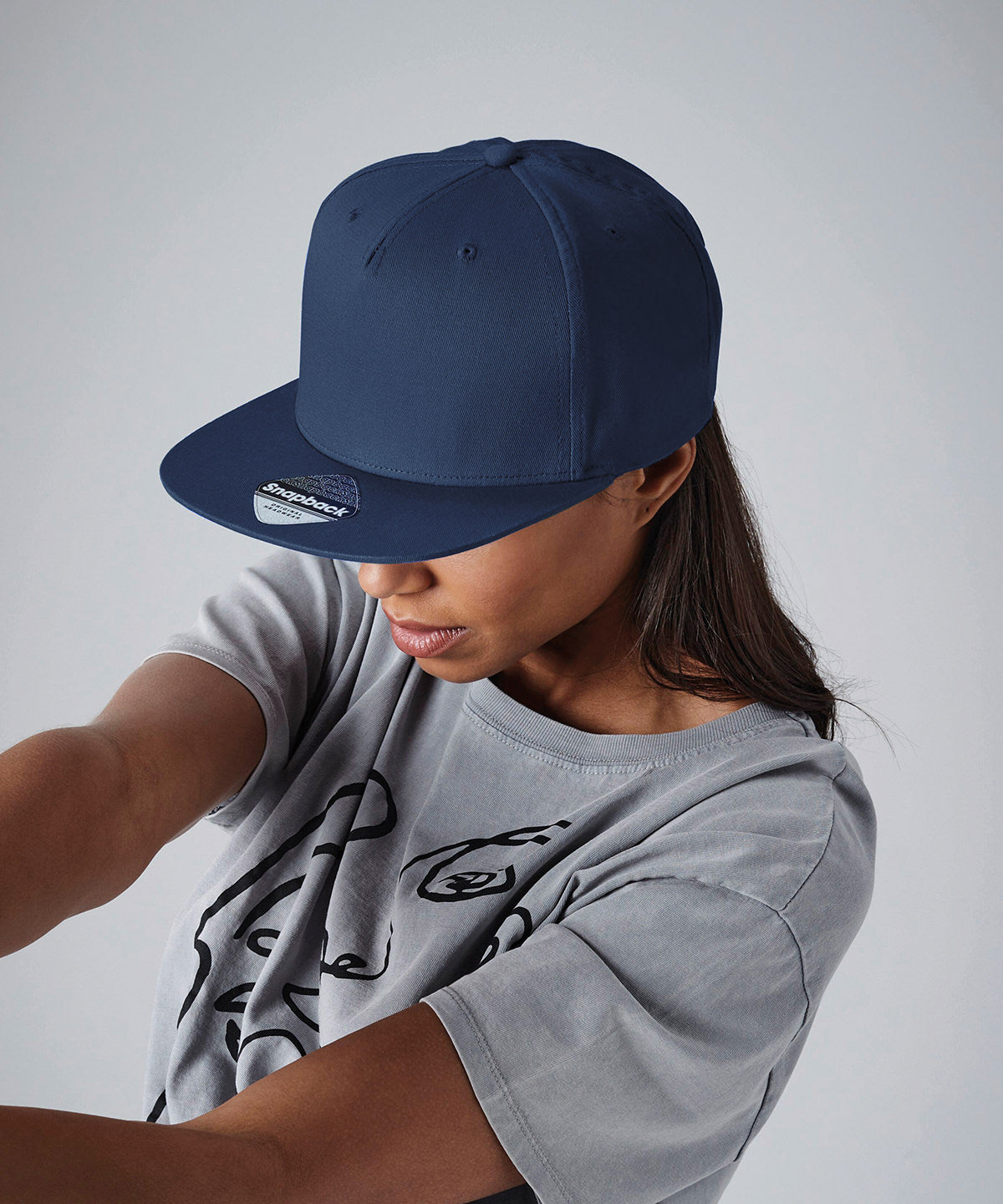 Casquette snapback rappeur à 5 panneaux