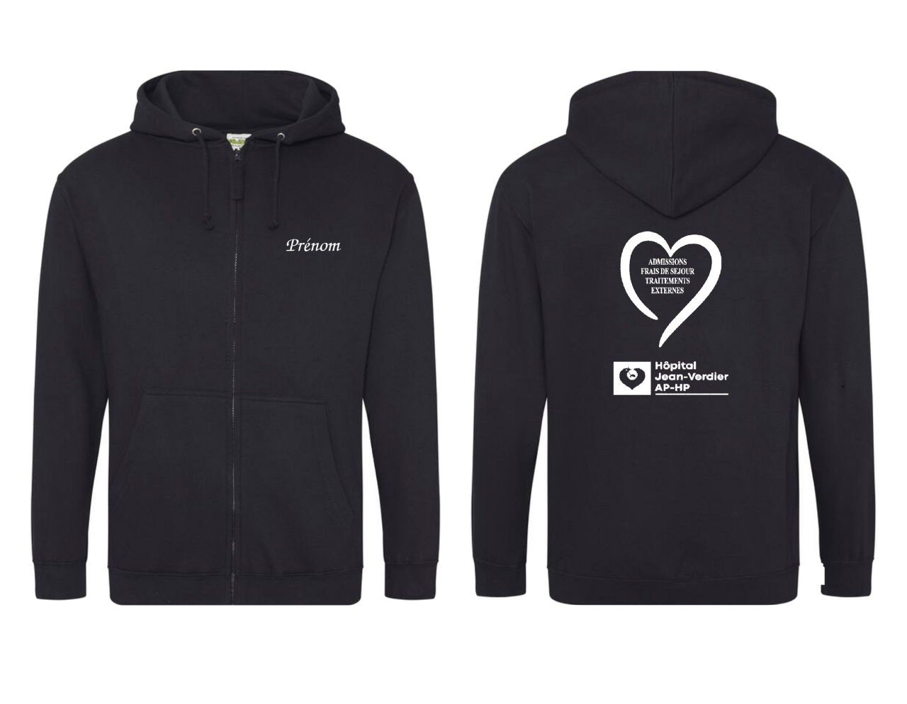 26 vestes floqués avec prénom personnalisé