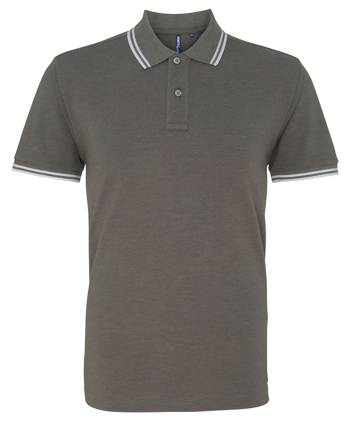 Polo passepoilé coupe classique homme - col contrasté