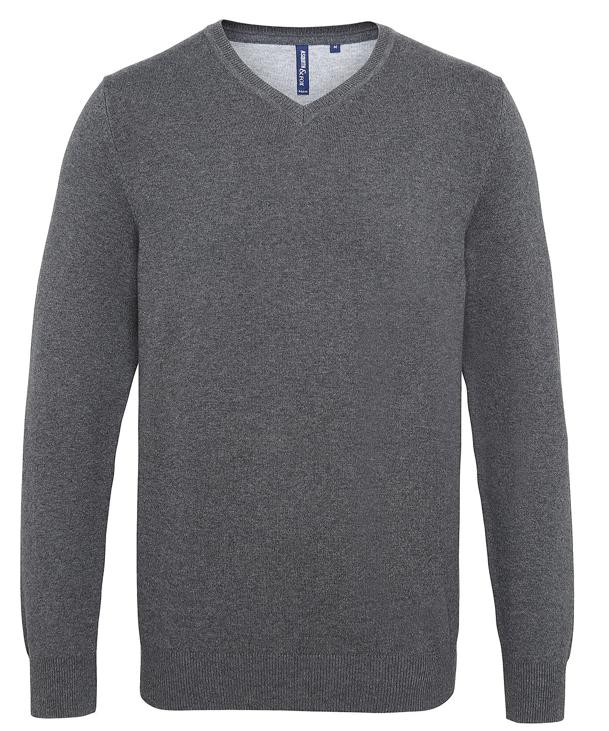 Pull col V homme en coton mélangé