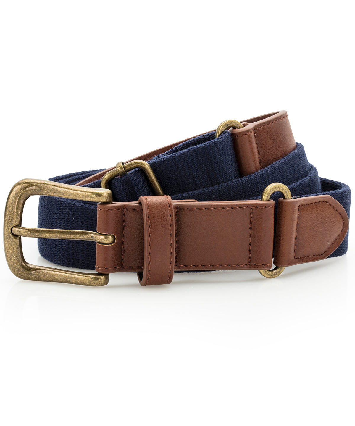 Ceinture en toile et similicuir
