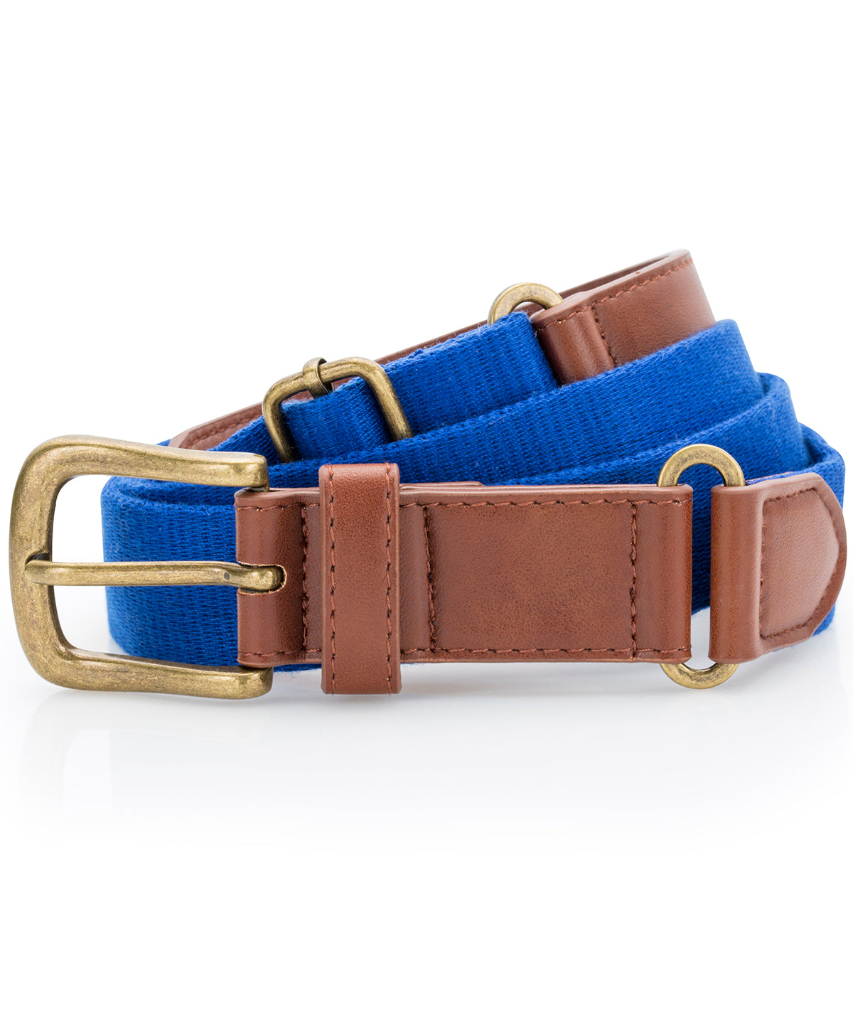 Ceinture en toile et similicuir