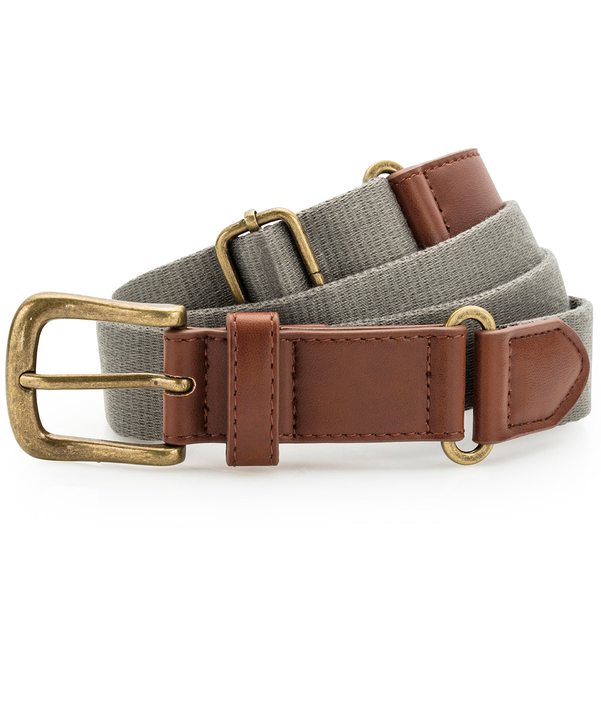 Ceinture en toile et similicuir