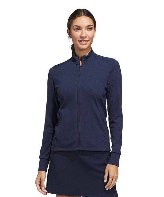 Veste texturée de performance à zip intégral pour femmes
