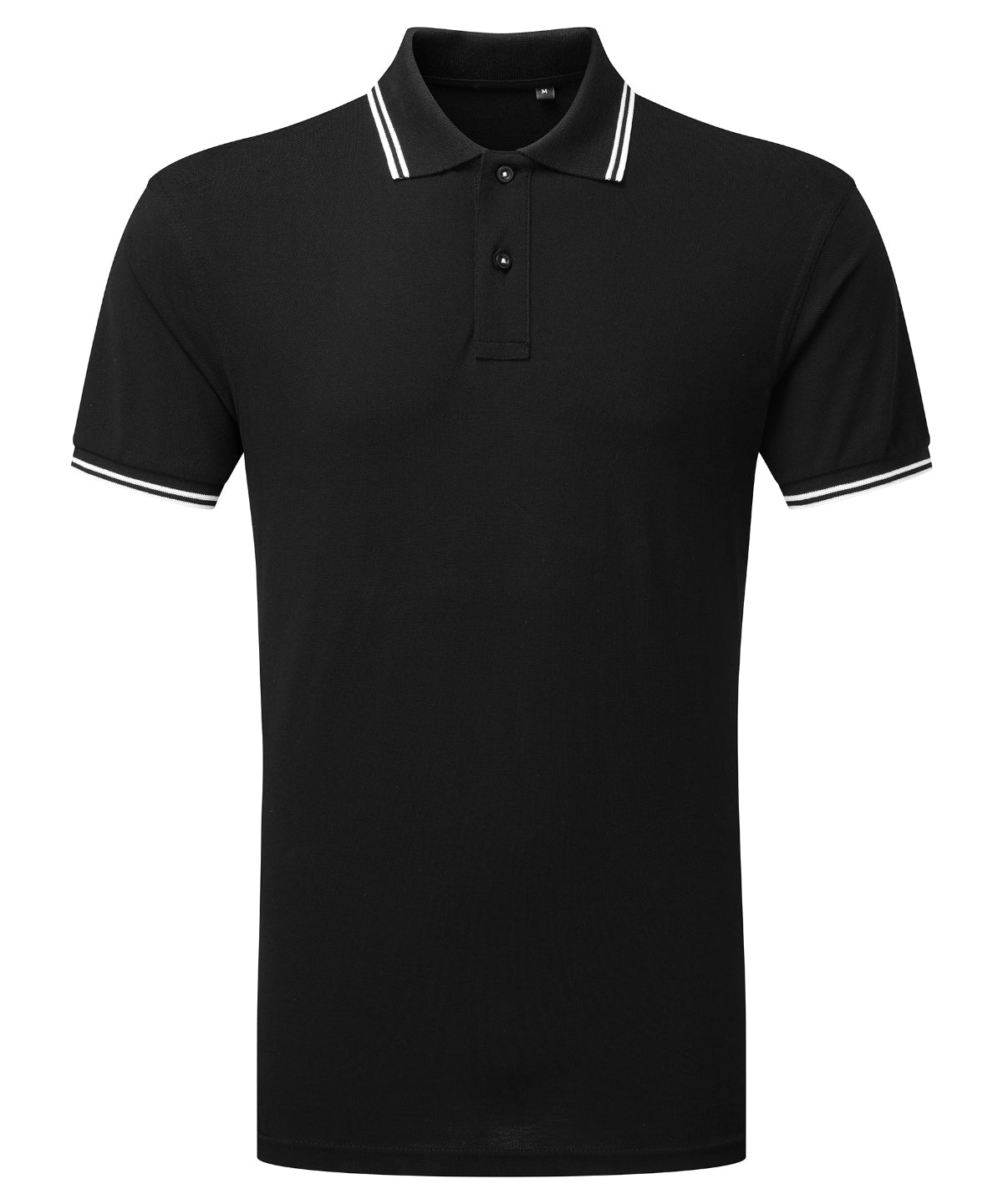 Polo passepoilé coupe classique homme - col contrasté