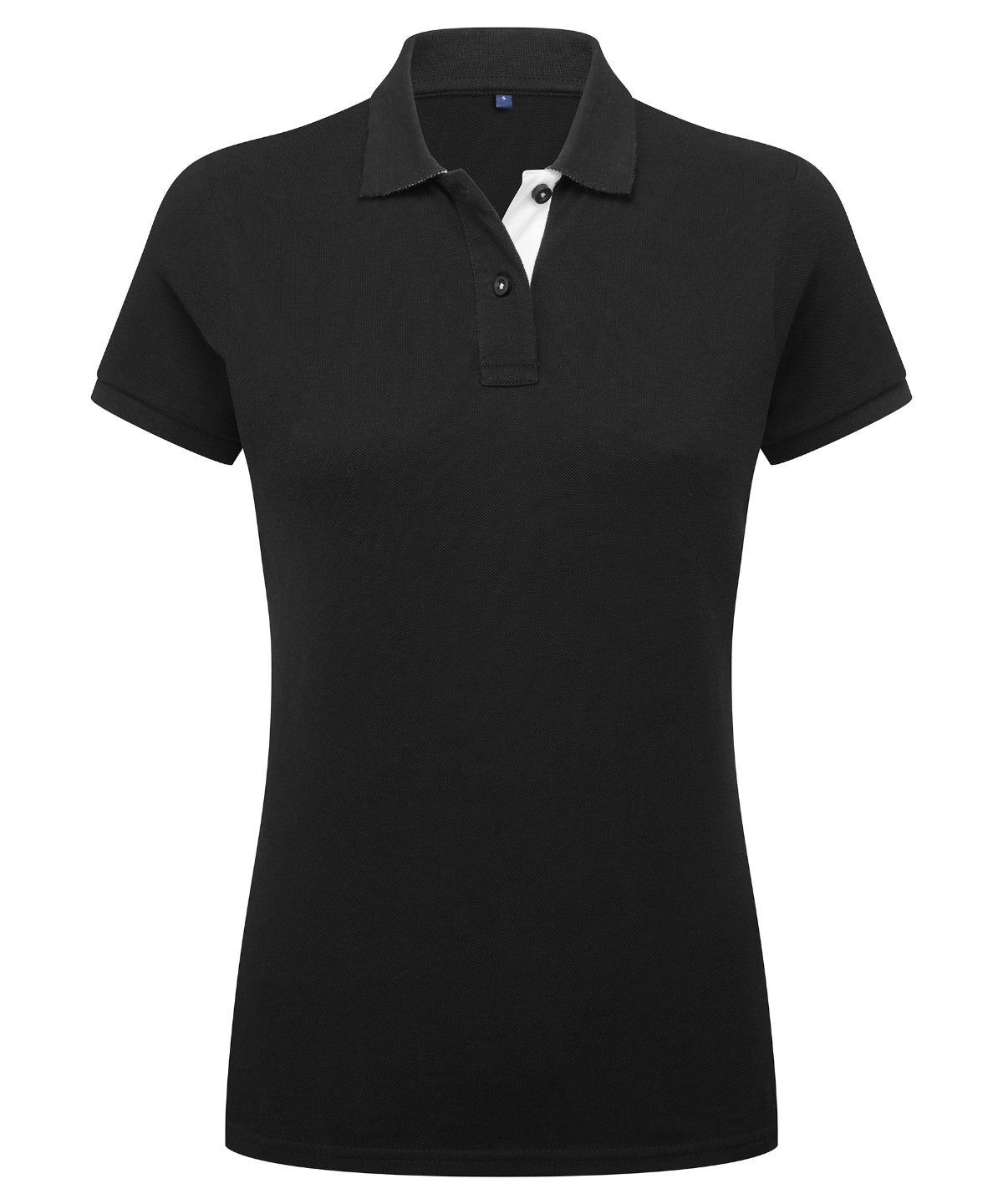 Polo contrasté femme