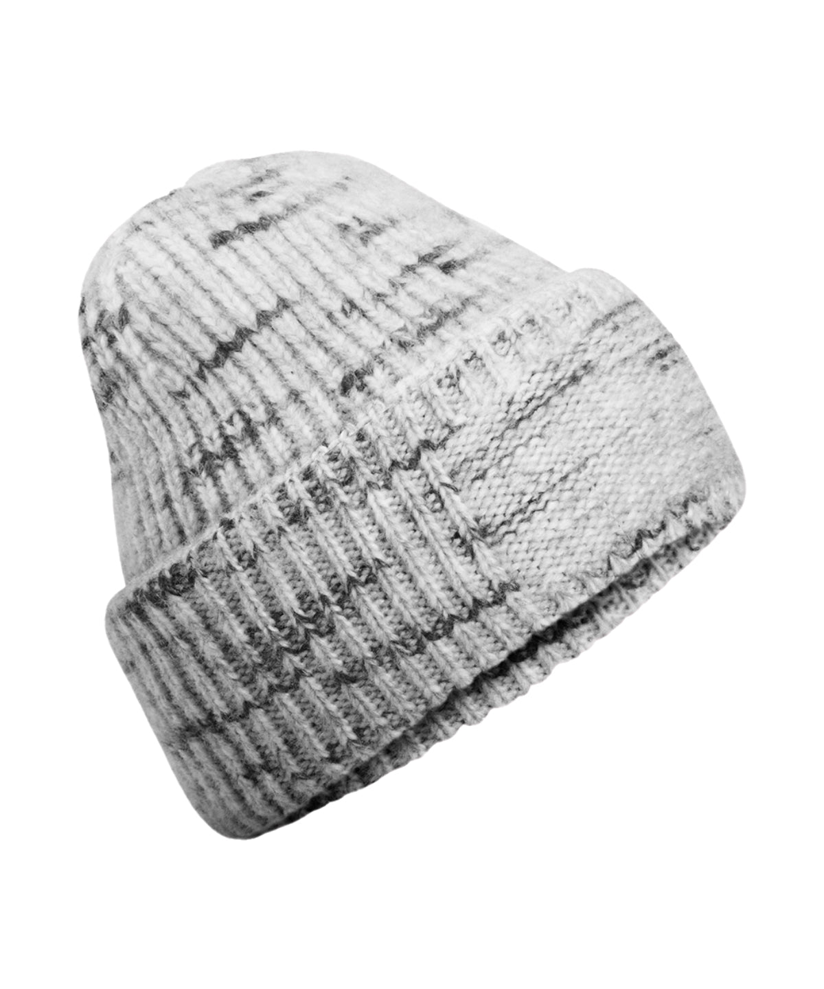 Bonnet à patch en grosses mailles