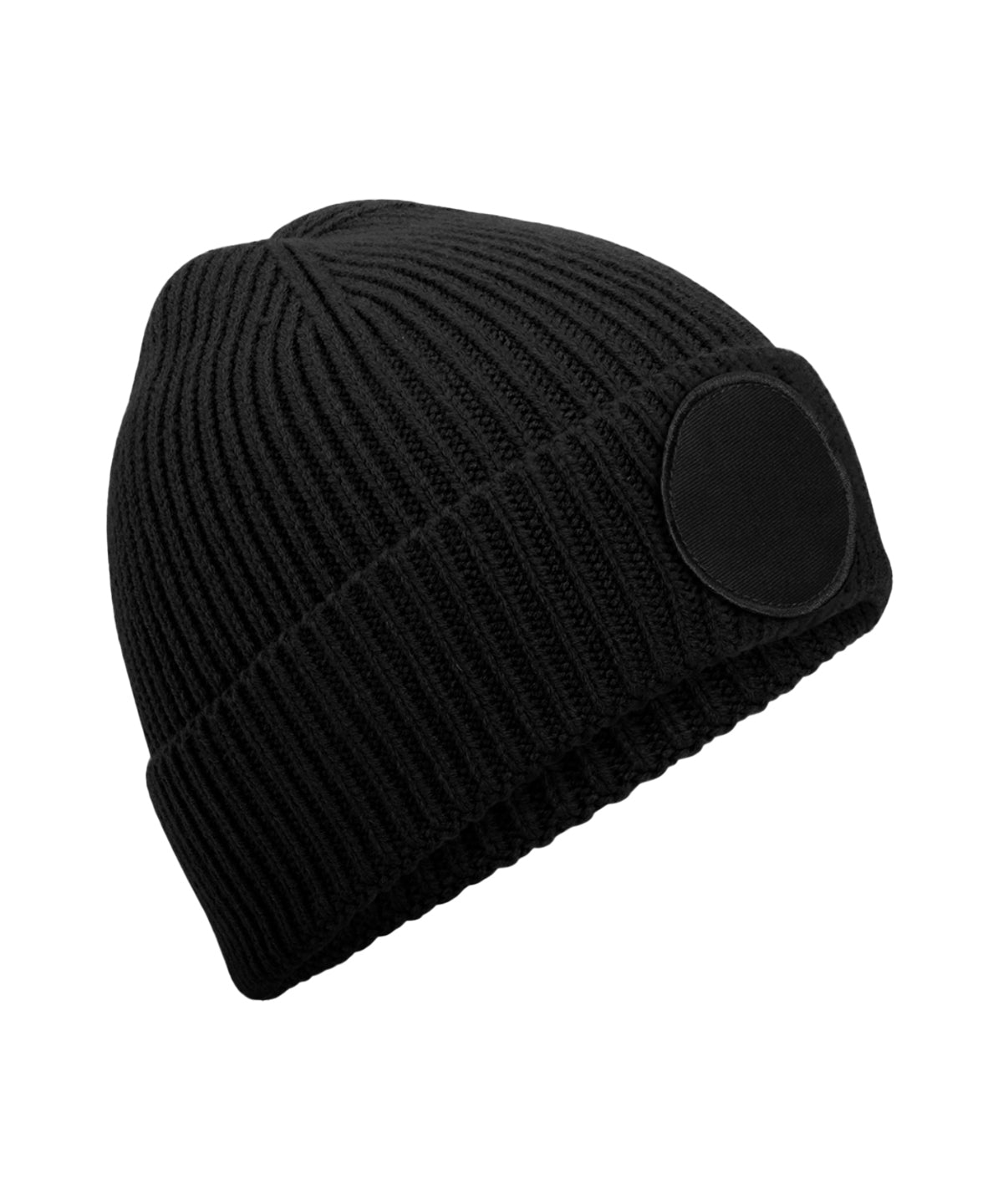 Bonnet à patch circulaire