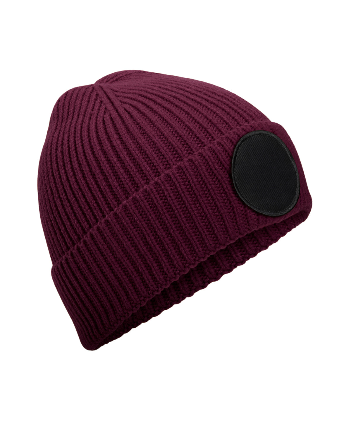 Bonnet à patch circulaire