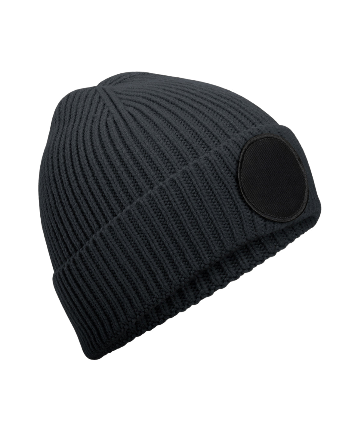 Bonnet à patch circulaire
