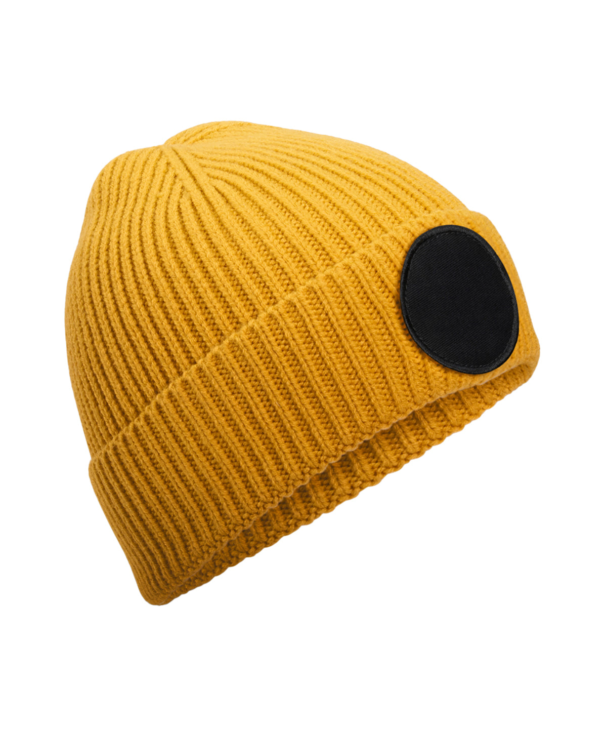 Bonnet à patch circulaire