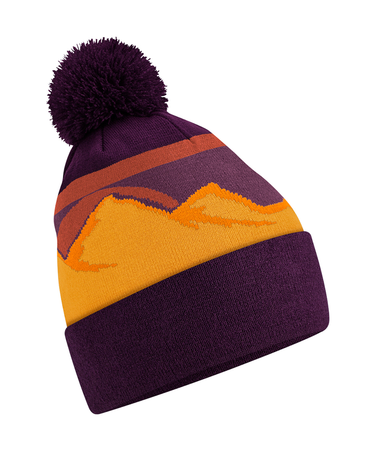 Bonnet de montagne à pompon