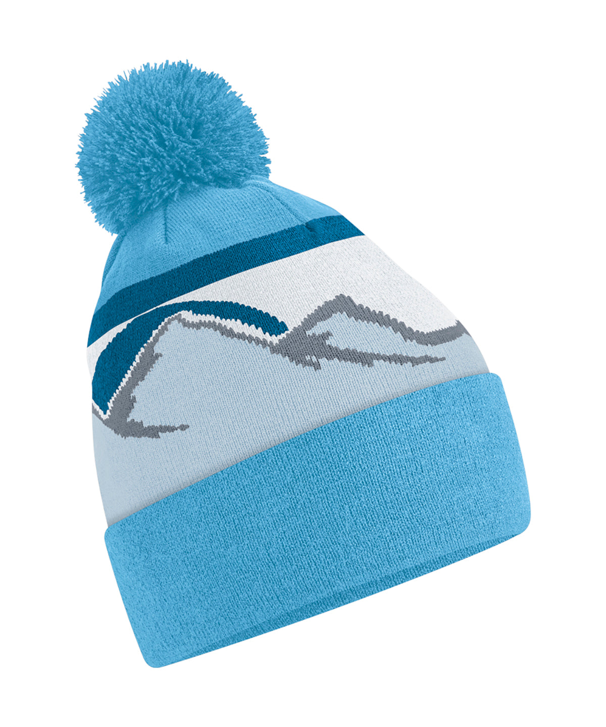 Bonnet de montagne à pompon