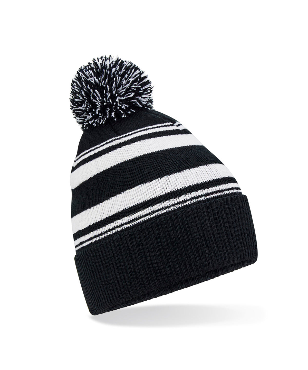 Bonnet de supporter à rayures 