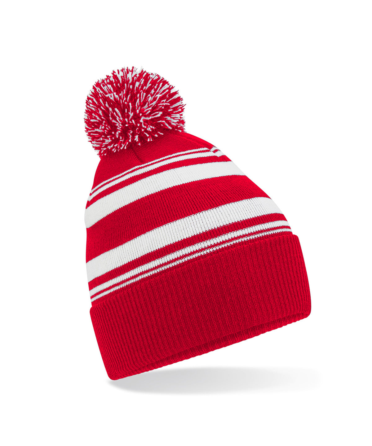 Bonnet de supporter à rayures 