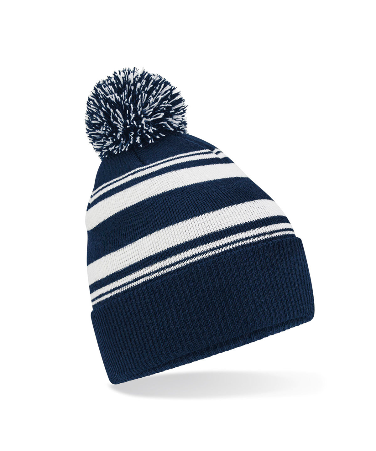 Bonnet de supporter à rayures 