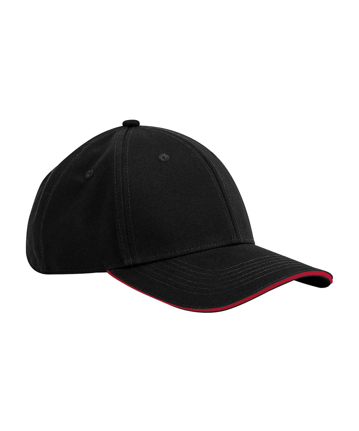 Casquette classique 6 panneaux en coton biologique EarthAware® - visière sandwich