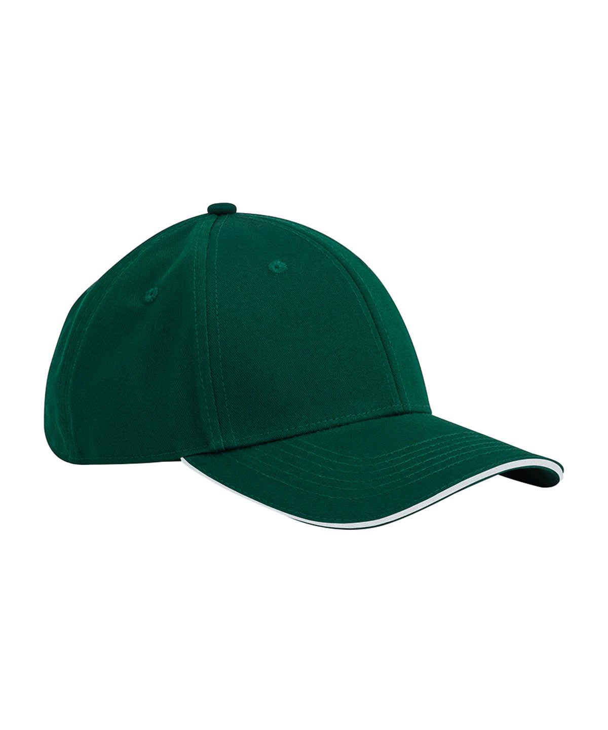 Casquette classique 6 panneaux en coton biologique EarthAware® - visière sandwich