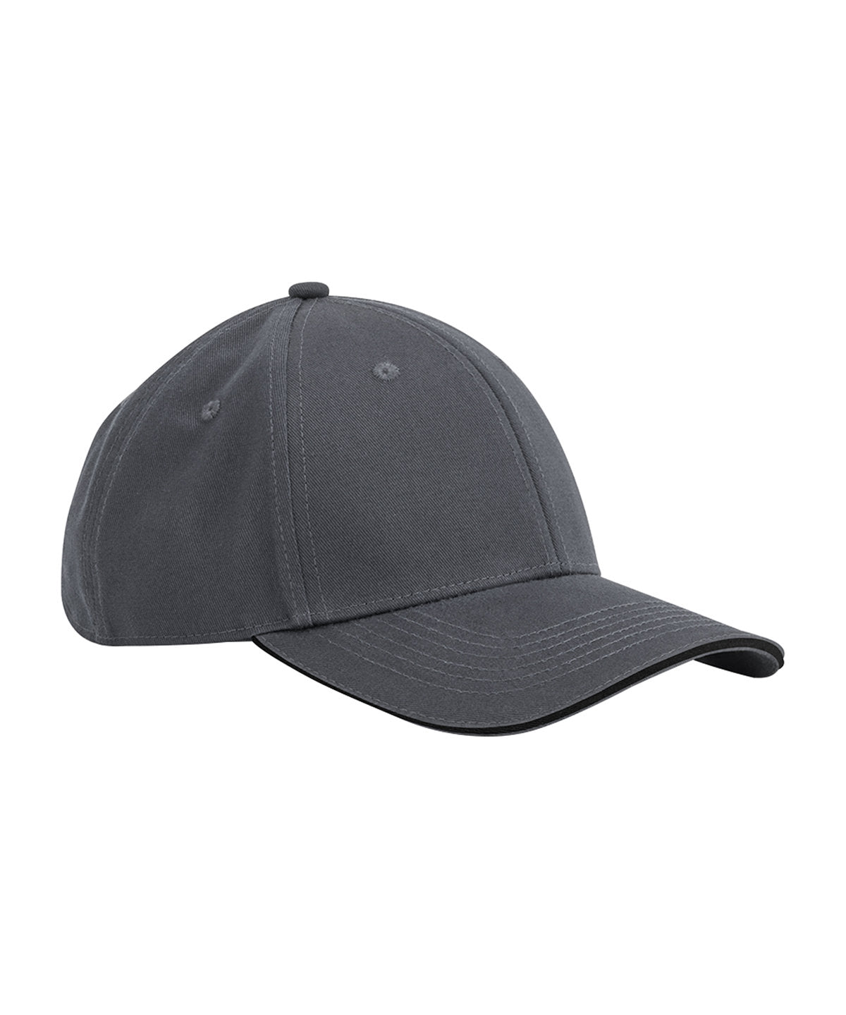 Casquette classique 6 panneaux en coton biologique EarthAware® - visière sandwich