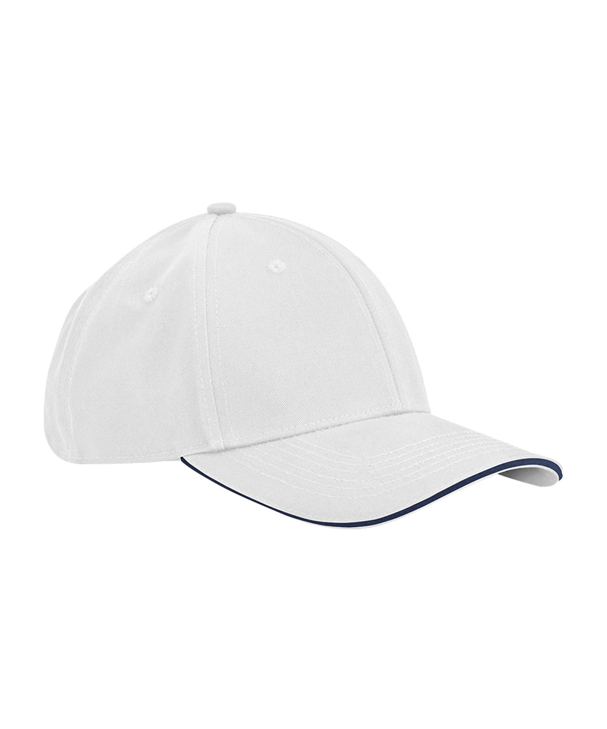 Casquette classique 6 panneaux en coton biologique EarthAware® - visière sandwich
