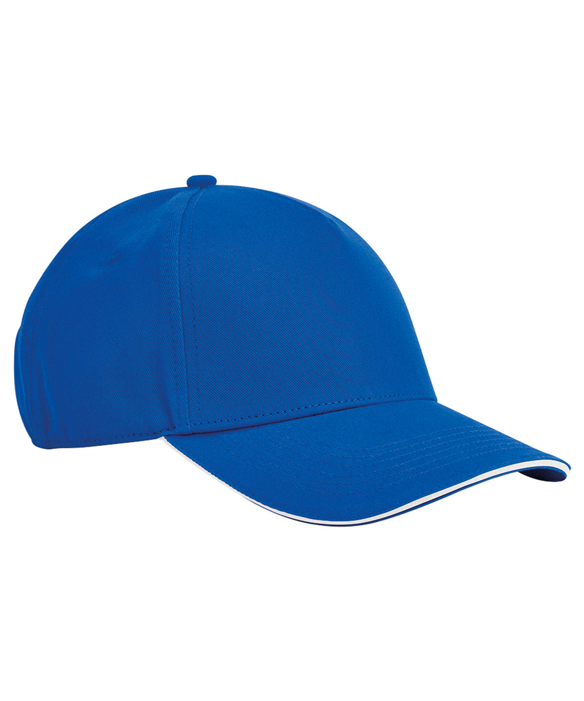 Casquette classique 5 panneaux en coton biologique EarthAware® - visière sandwich