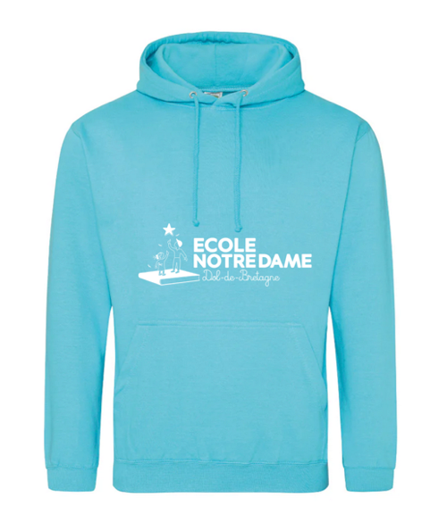 Sweat capuche (Ecole) - 22€ - Dol de Bretagne