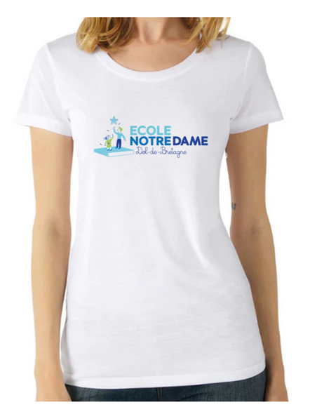 Tee-shirt blanc (Ecole) - 10€ - Dol de Bretagne