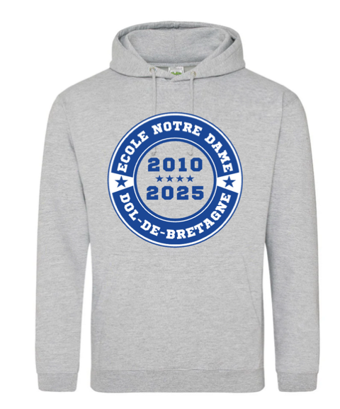 Sweat capuche (Anniversaire) - 22€ - Dol de Bretagne