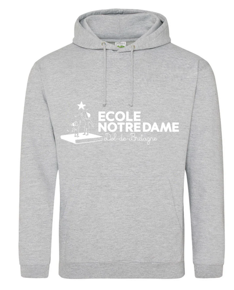 Sweat capuche (Ecole) - 22€ - Dol de Bretagne
