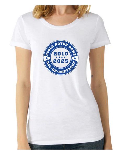 Tee-shirt blanc (Anniversaire) - 10€ - Dol de Bretagne