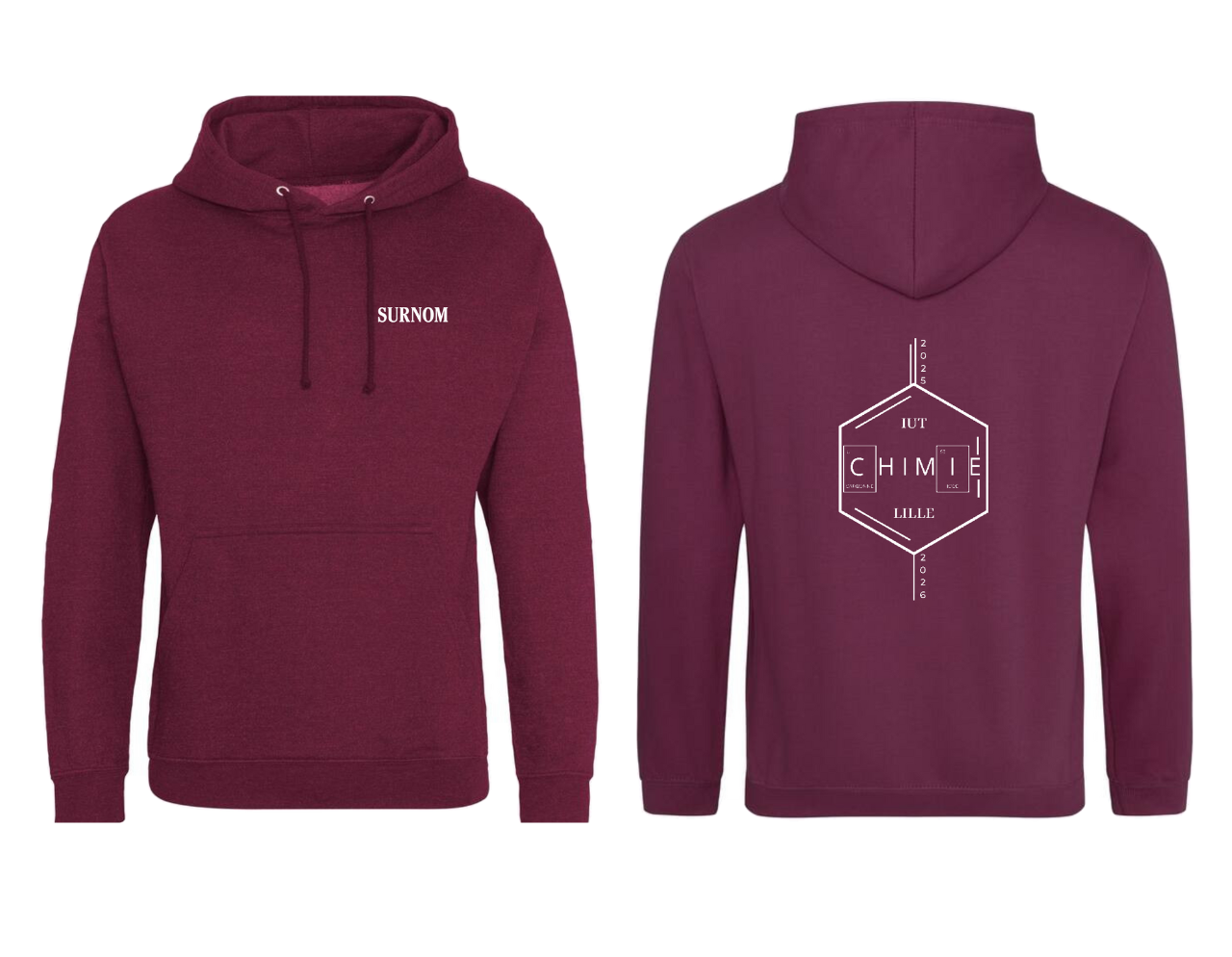Sweat BDE Chimie Lille