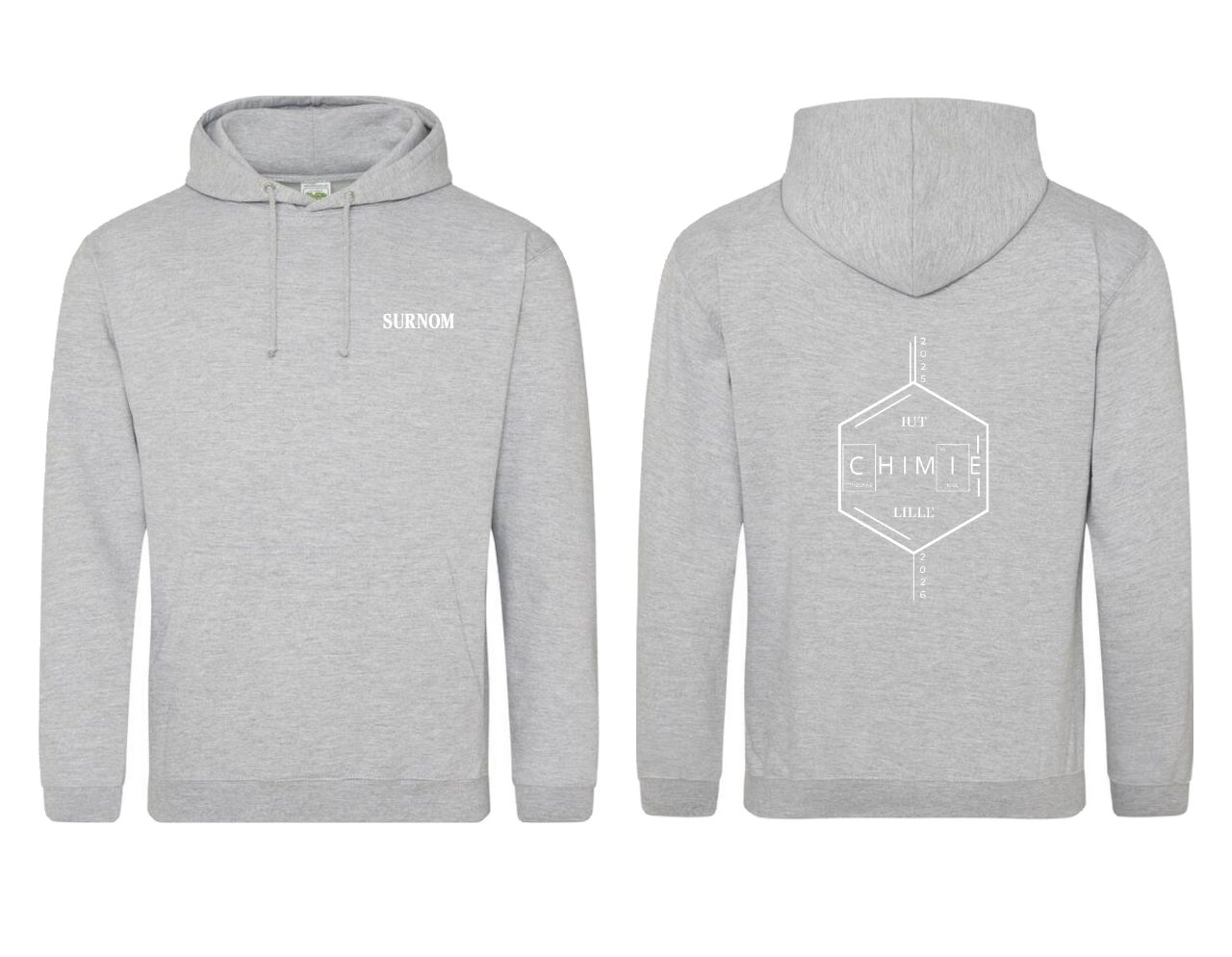 Sweat BDE Chimie Lille