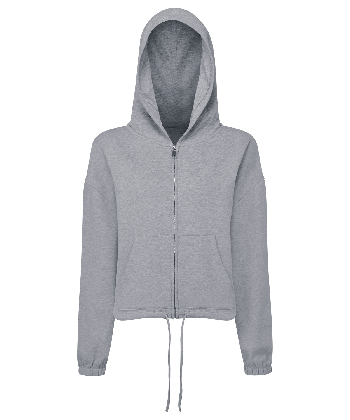 Sweat à capuche zippé femme en tissu recyclé avec cordon de serrage TriDri®