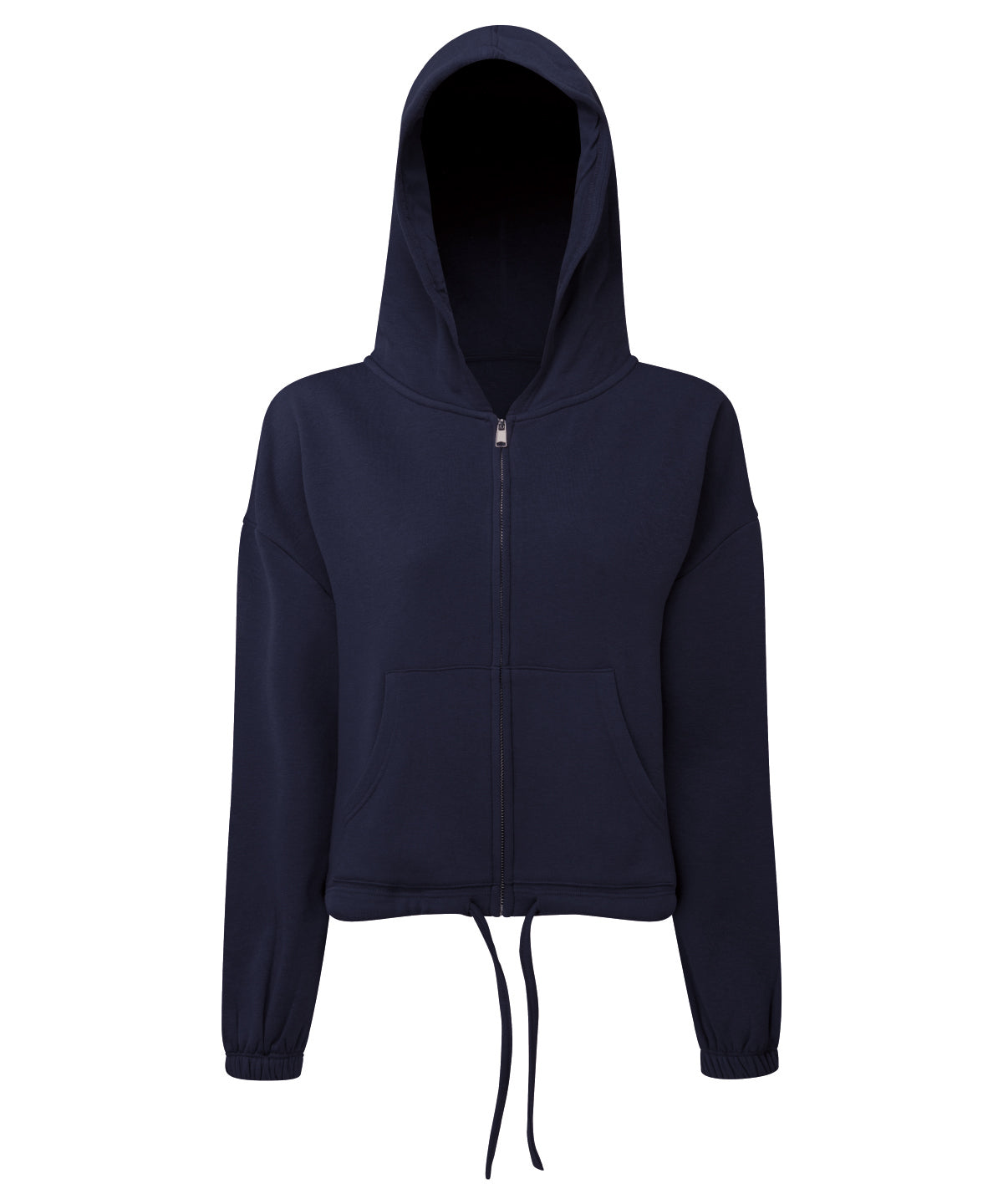 Sweat à capuche zippé femme en tissu recyclé avec cordon de serrage TriDri®