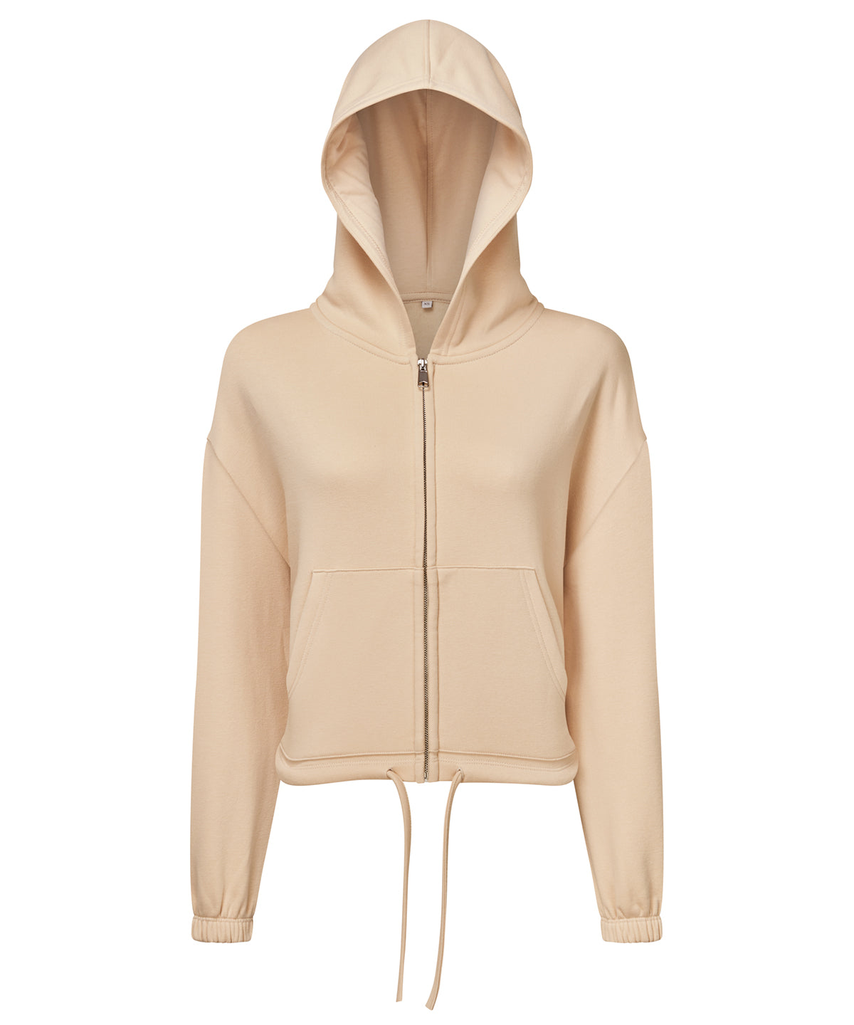 Sweat à capuche zippé femme en tissu recyclé avec cordon de serrage TriDri®