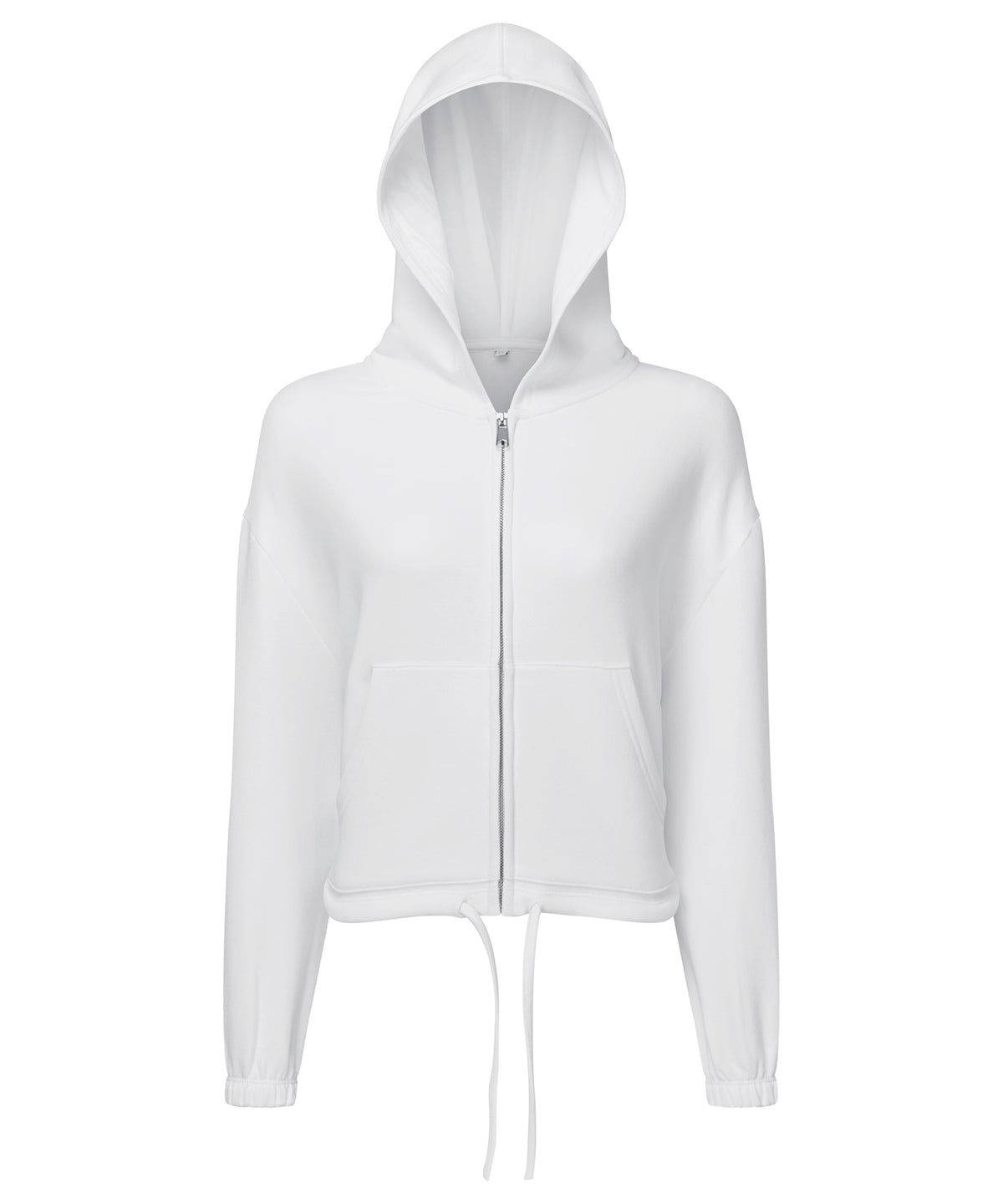 Sweat à capuche zippé femme en tissu recyclé avec cordon de serrage TriDri®