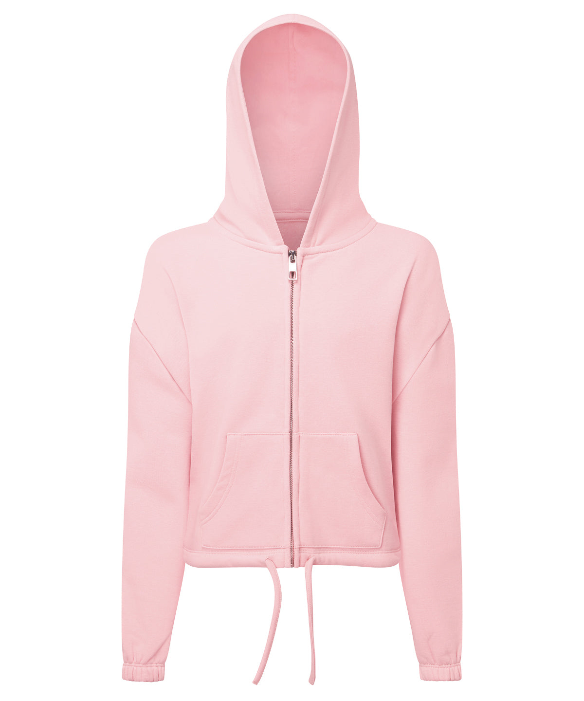 Sweat à capuche zippé crop-top oversize en tissu recyclé TriDri® enfant