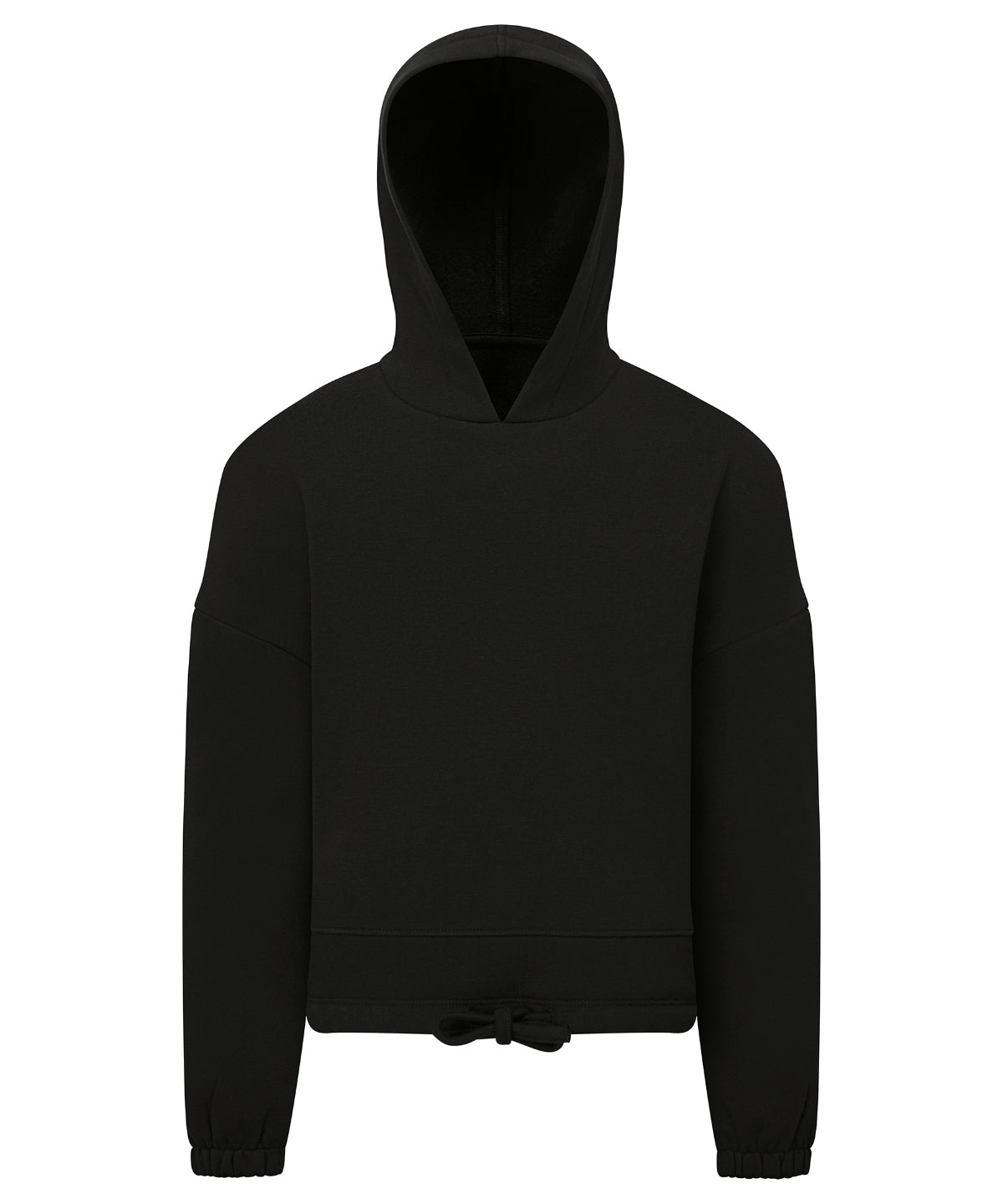 Sweat à capuche crop-top oversize en tissu recyclé TriDri® enfant