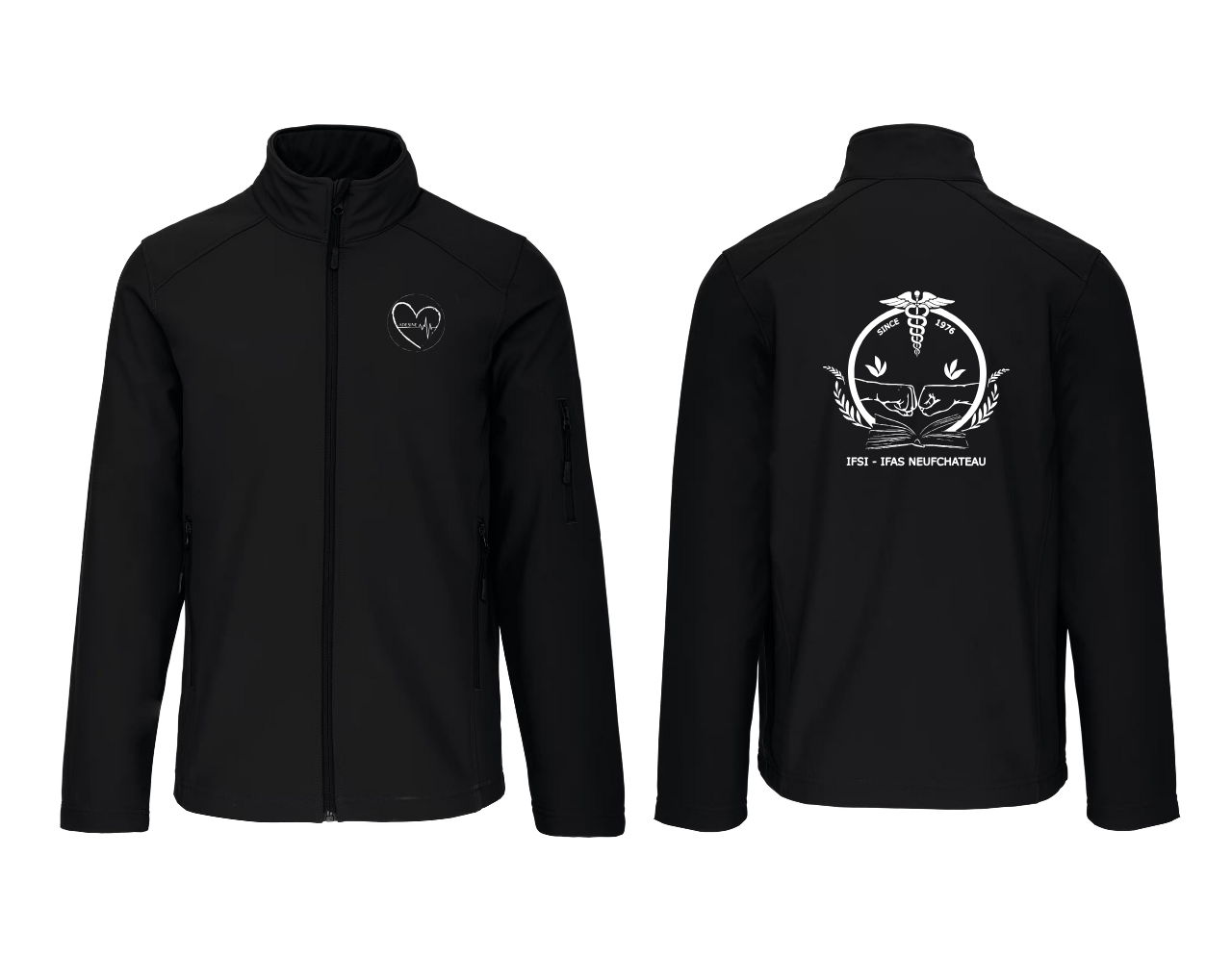 Vestes Softshell IFSI IFAS Neufchâteau
