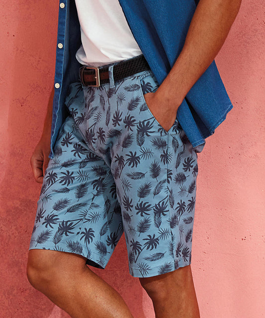 Short imprimé palmier homme